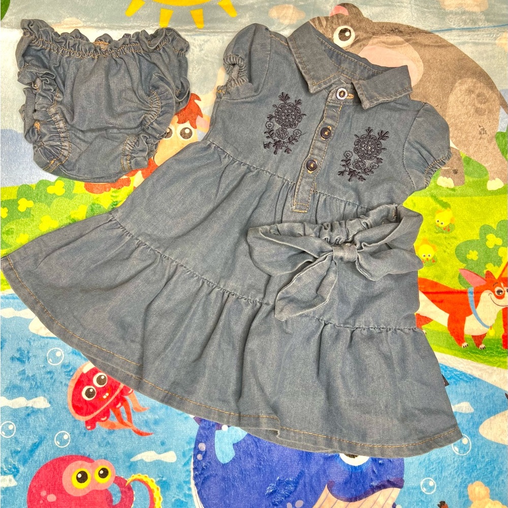 Babygirl Jeans Dresses With underpants ✨